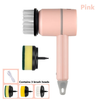 Electric Scrubber Brush Set – Cordless Multifunctional Home Cleaning Tool
