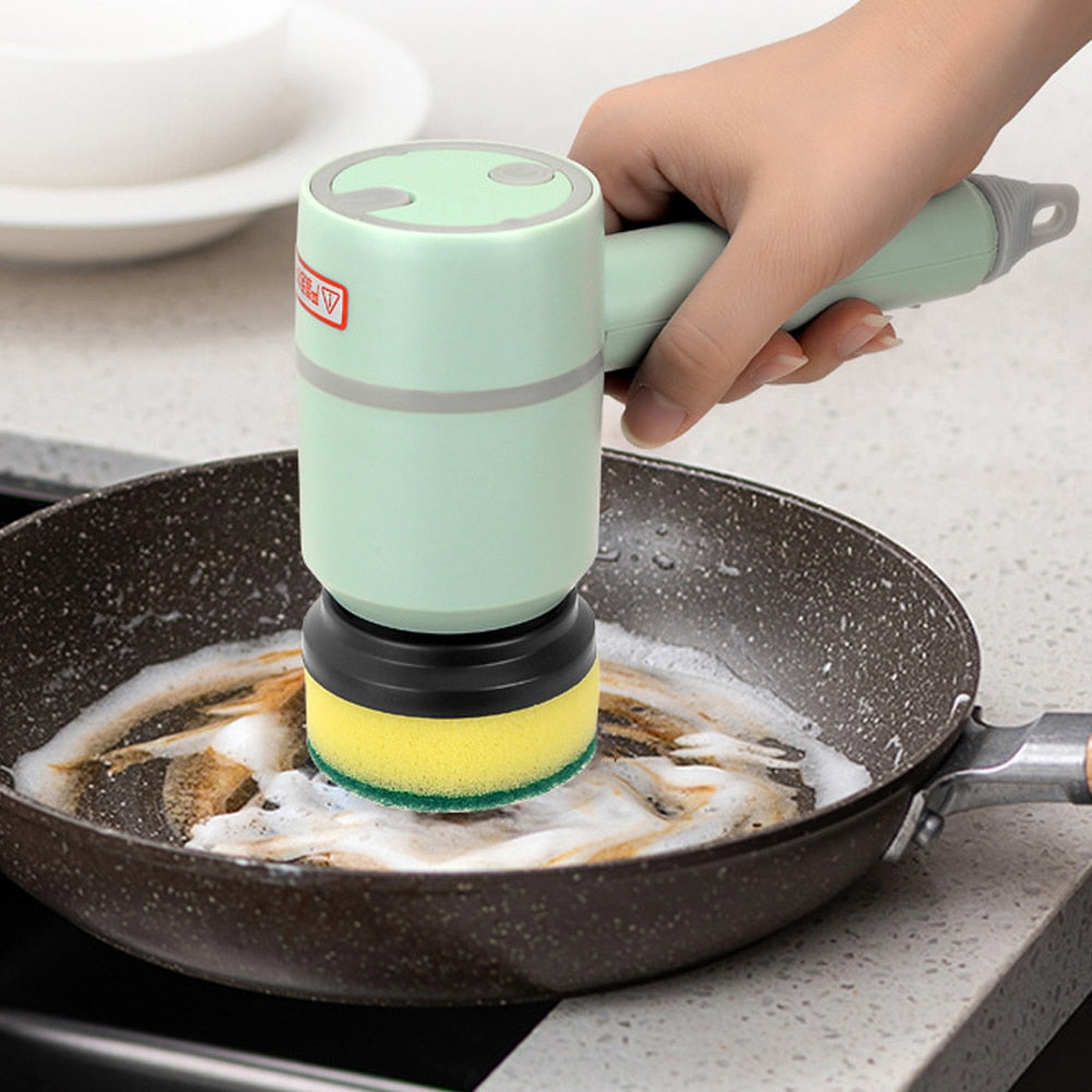 Electric Scrubber Brush Set – Cordless Multifunctional Home Cleaning Tool