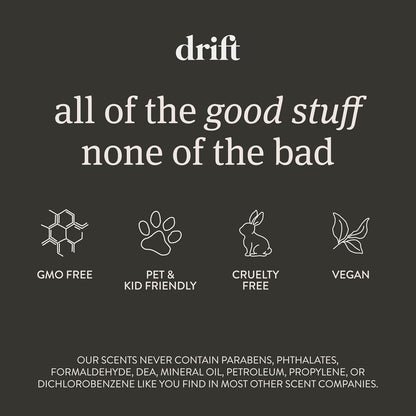 Drift Car Air Freshener - The Original Wood Air Freshener - Car Odor Eliminator - Long Lasting Scent - Auto Accessories - Metal Clip - Essential Oils - Clean Ingredients - Teak Scent Starter Kit