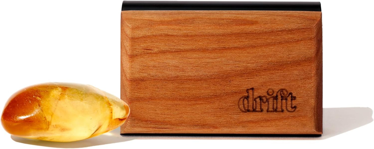 Drift Car Air Freshener - The Original Wood Air Freshener - Car Odor Eliminator - Long Lasting Scent - Auto Accessories - Metal Clip - Essential Oils - Clean Ingredients - Teak Scent Starter Kit