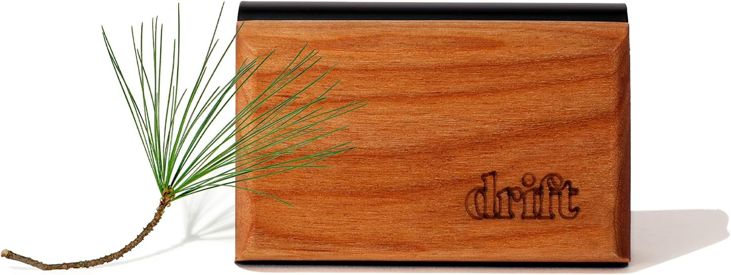 Drift Car Air Freshener - The Original Wood Air Freshener - Car Odor Eliminator - Long Lasting Scent - Auto Accessories - Metal Clip - Essential Oils - Clean Ingredients - Teak Scent Starter Kit