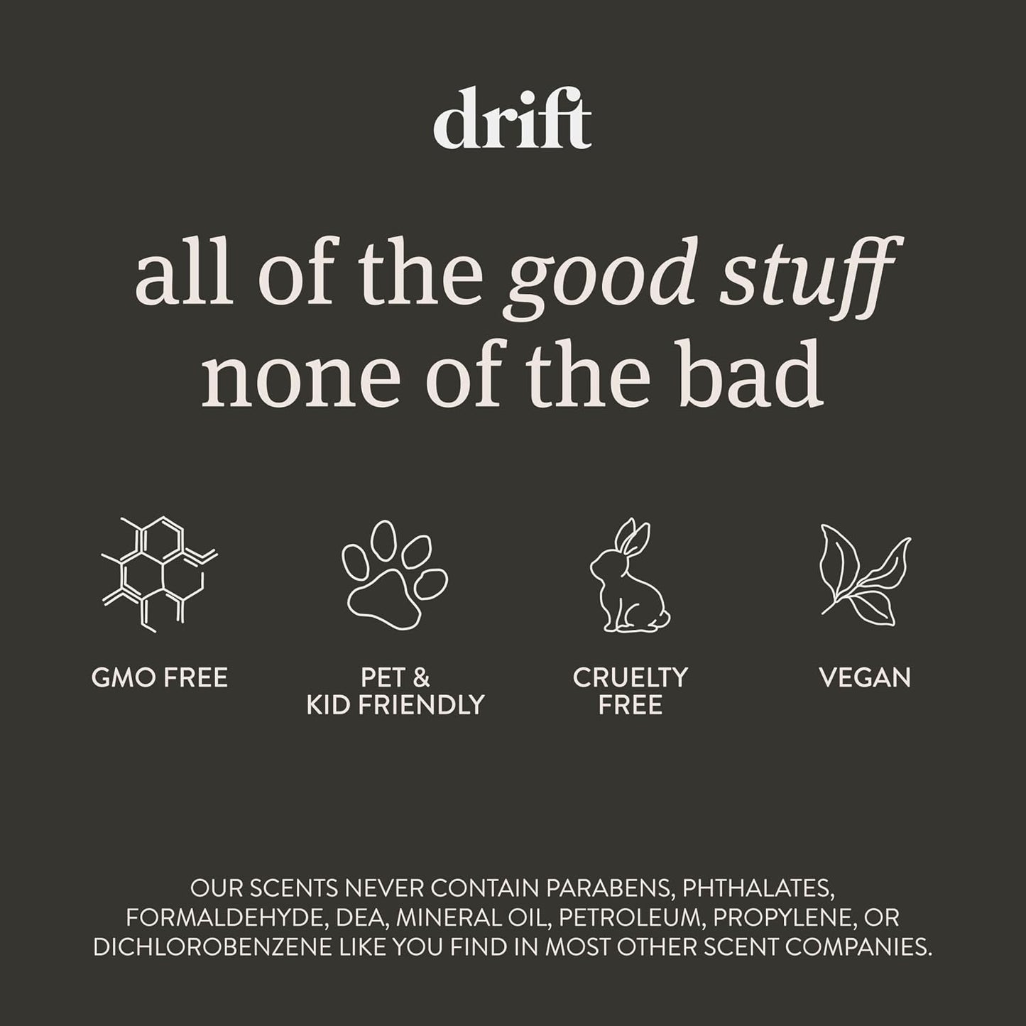 Drift Car Air Freshener - The Original Wood Air Freshener - Car Odor Eliminator - Long Lasting Scent - Auto Accessories - Metal Clip - Essential Oils - Clean Ingredients - Teak Scent Starter Kit