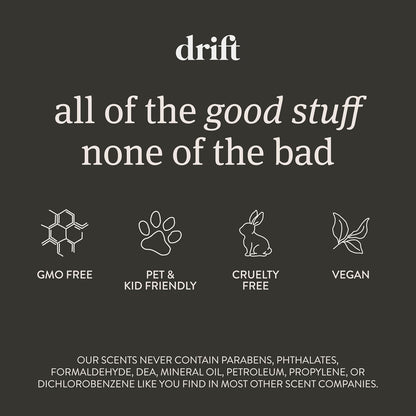 Drift Car Air Freshener - The Original Wood Air Freshener - Car Odor Eliminator - Long Lasting Scent - Auto Accessories - Metal Clip - Essential Oils - Clean Ingredients - Teak Scent Starter Kit