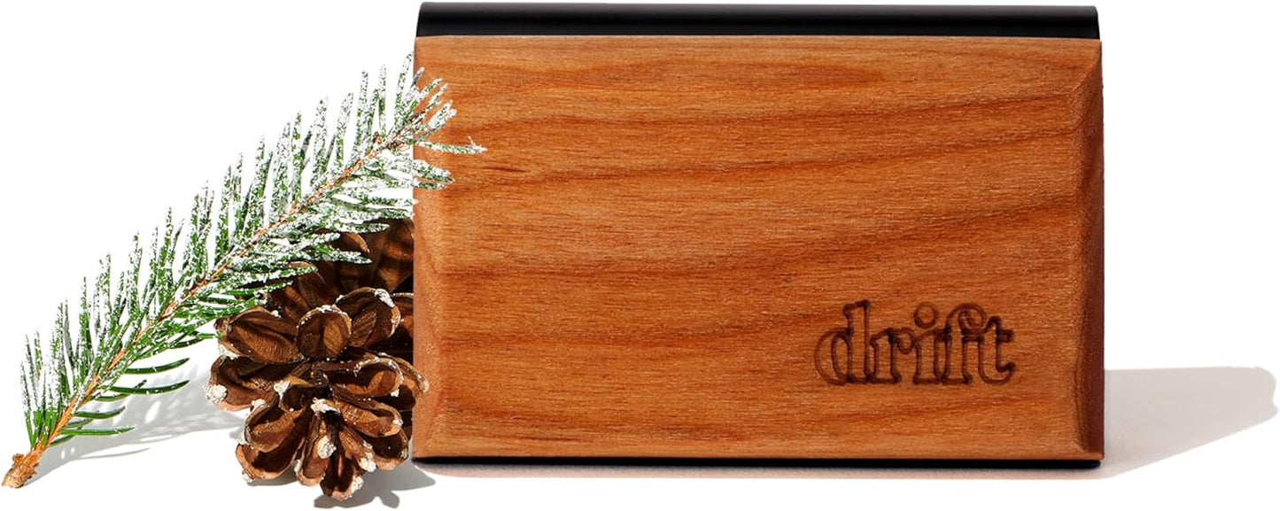 Drift Car Air Freshener - The Original Wood Air Freshener - Car Odor Eliminator - Long Lasting Scent - Auto Accessories - Metal Clip - Essential Oils - Clean Ingredients - Teak Scent Starter Kit