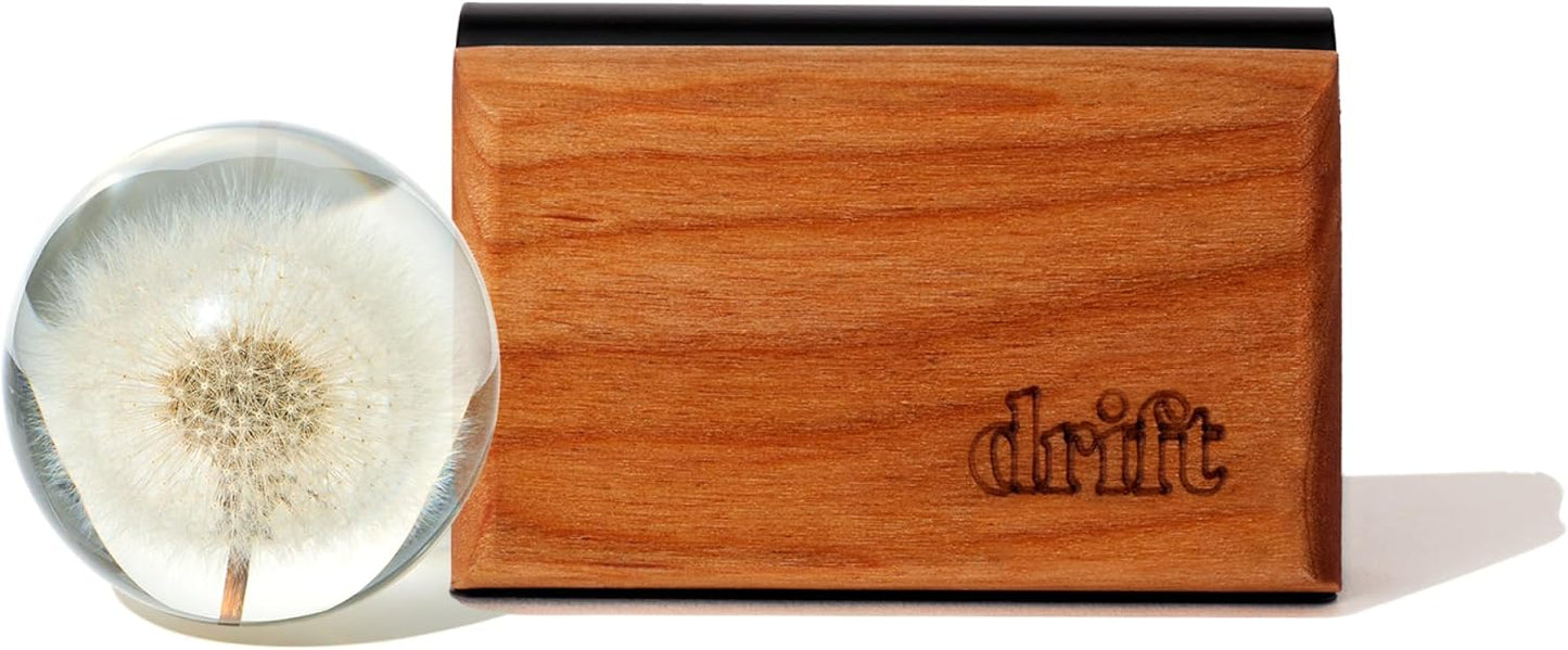 Drift Car Air Freshener - The Original Wood Air Freshener - Car Odor Eliminator - Long Lasting Scent - Auto Accessories - Metal Clip - Essential Oils - Clean Ingredients - Teak Scent Starter Kit