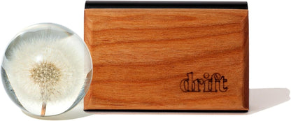 Drift Car Air Freshener - The Original Wood Air Freshener - Car Odor Eliminator - Long Lasting Scent - Auto Accessories - Metal Clip - Essential Oils - Clean Ingredients - Teak Scent Starter Kit