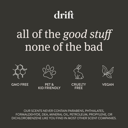 Drift Car Air Freshener - The Original Wood Air Freshener - Car Odor Eliminator - Long Lasting Scent - Auto Accessories - Metal Clip - Essential Oils - Clean Ingredients - Teak Scent Starter Kit
