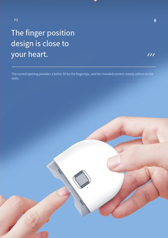 Electric Nail Clipper with LED Light – Salon-Quality Nail Care Tool at Home