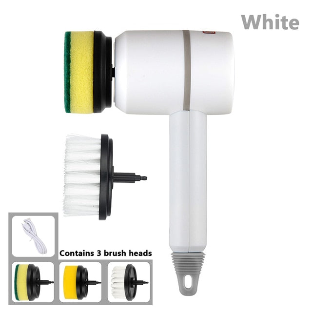 Electric Scrubber Brush Set – Cordless Multifunctional Home Cleaning Tool