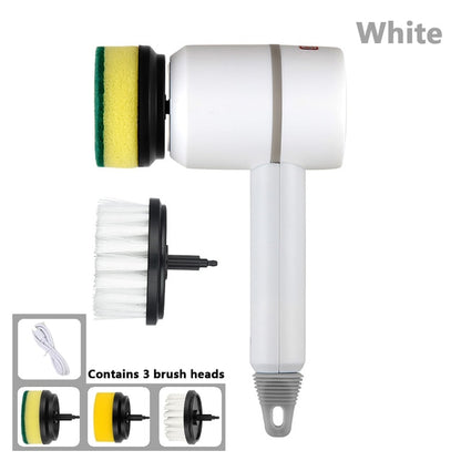 Electric Scrubber Brush Set – Cordless Multifunctional Home Cleaning Tool