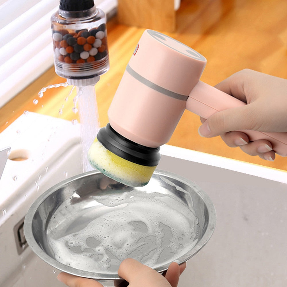 Electric Scrubber Brush Set – Cordless Multifunctional Home Cleaning Tool